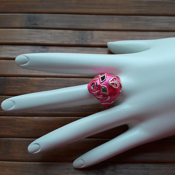 Virgins Saints & Angels Jewelry - Tres Luchas Mask Ring